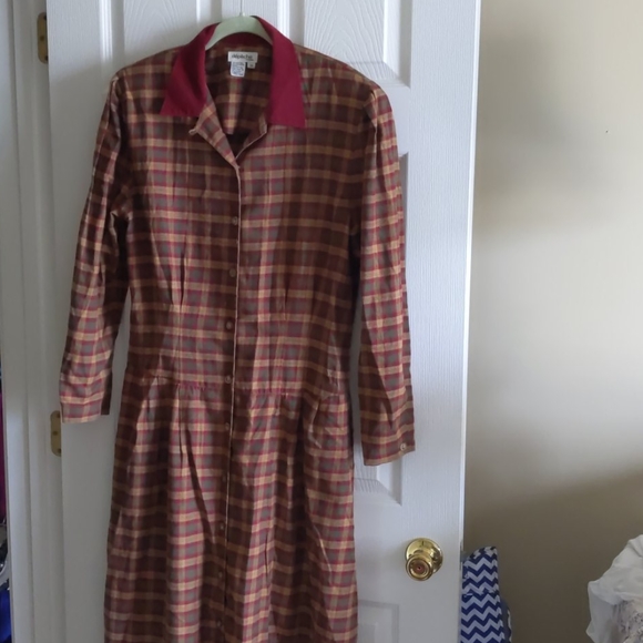 depeche Dresses & Skirts - Long Plaid Dress/ Flannel